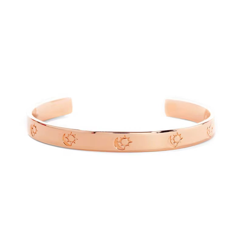 Engraved Cuff Bracelet Bangle