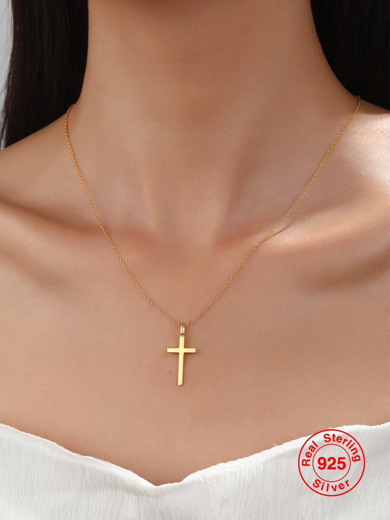 Gold Cross Pendant