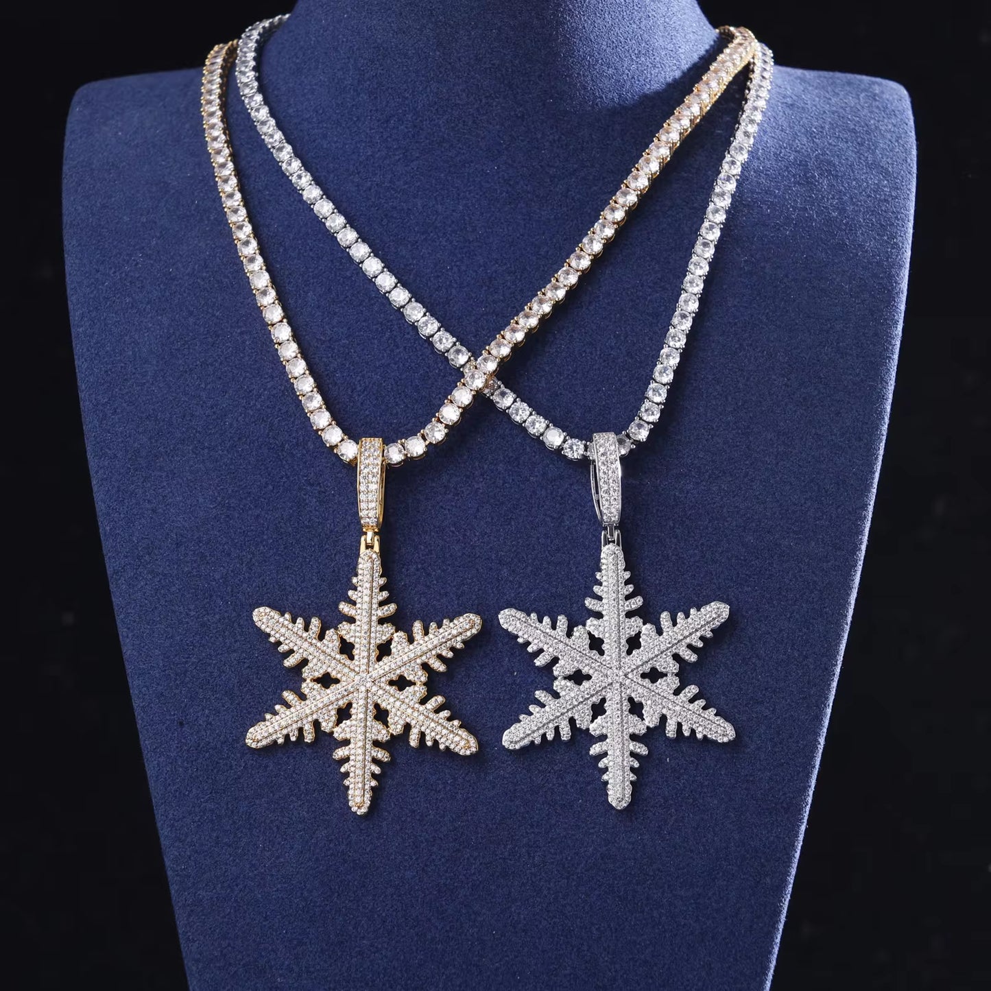 Ice Out Snowflake Pendant