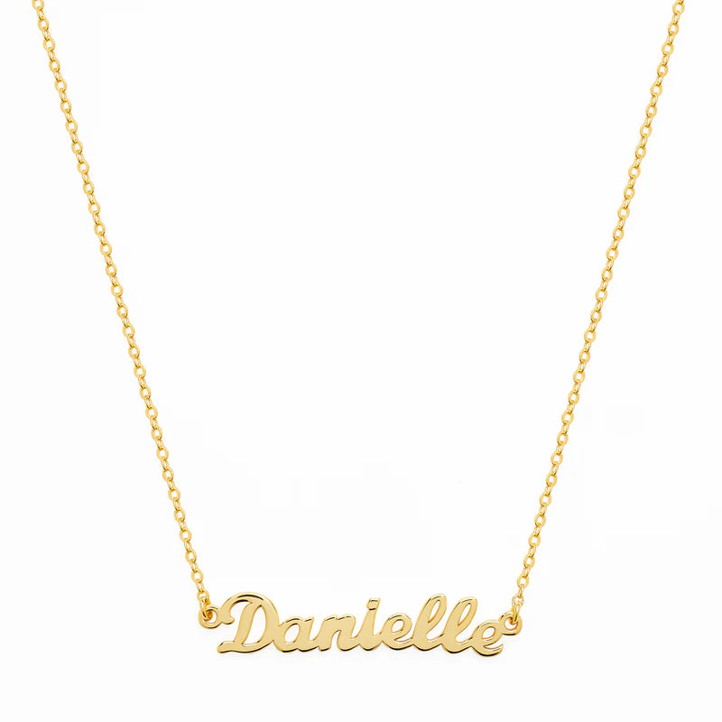 Name Plate Necklace Personalized Name