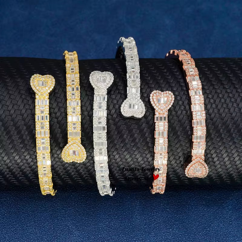 Iced Out Baguette Bracelet