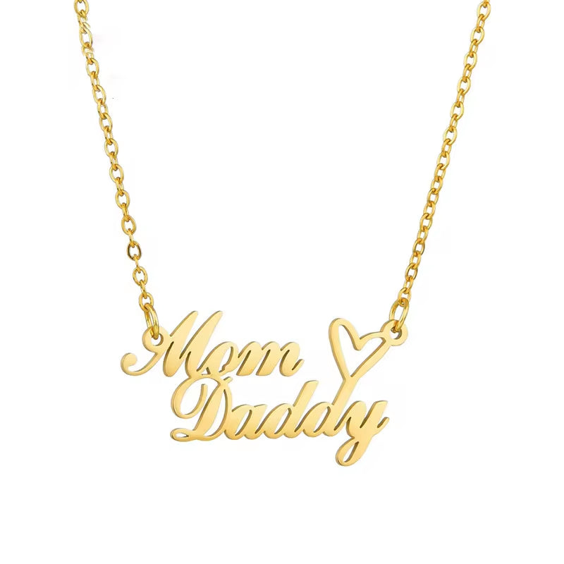 Name Plate Necklace Personalized Name