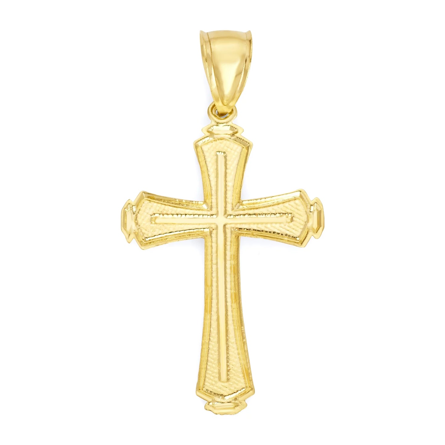 10K Gold Cross Pendant