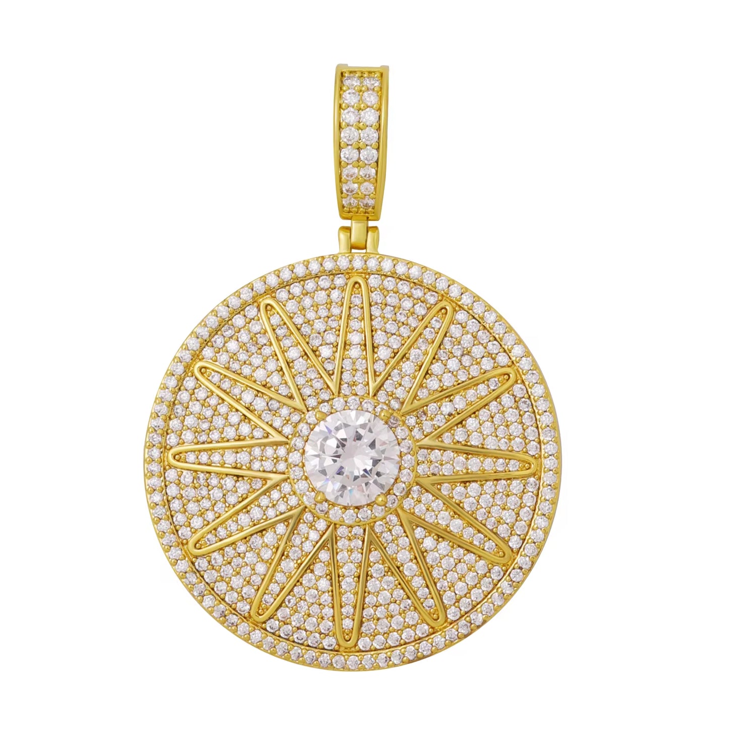 Coin Sun Pendant