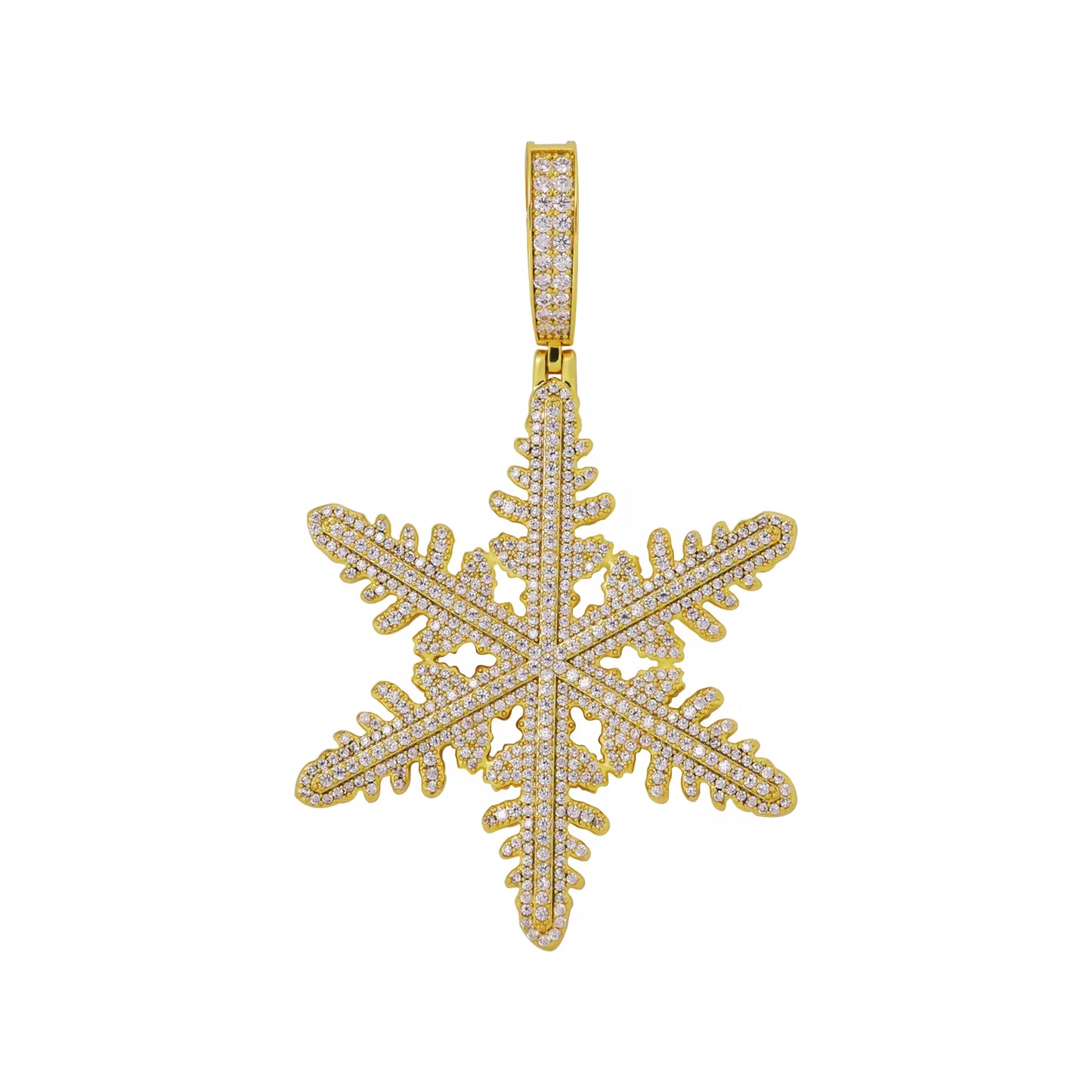 Ice Out Snowflake Pendant