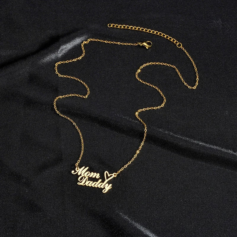 Name Plate Necklace Personalized Name