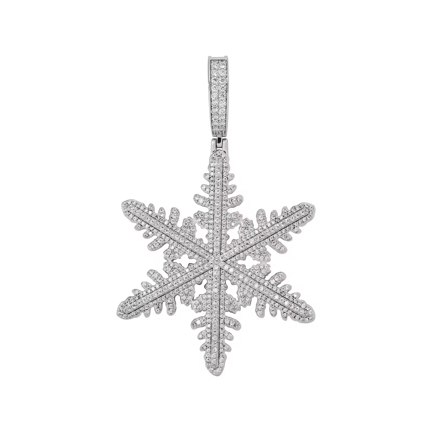 Ice Out Snowflake Pendant