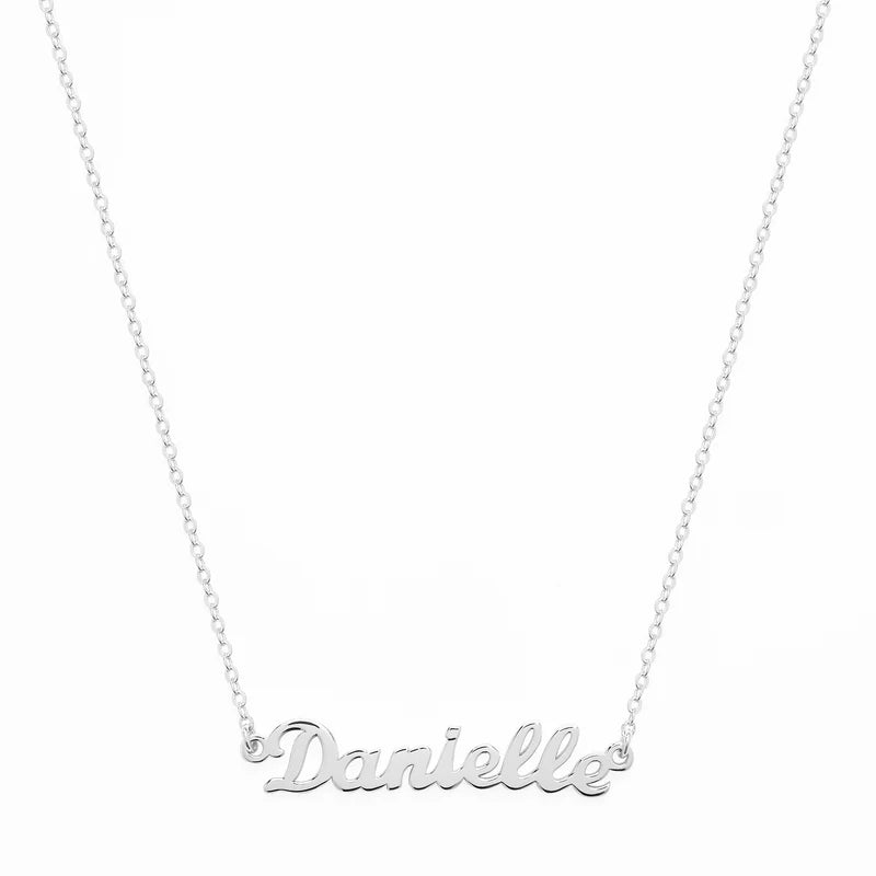 Name Plate Necklace Personalized Name