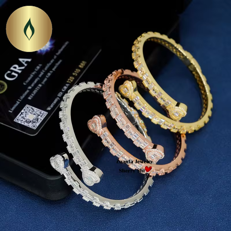 Iced Out Baguette Bracelet