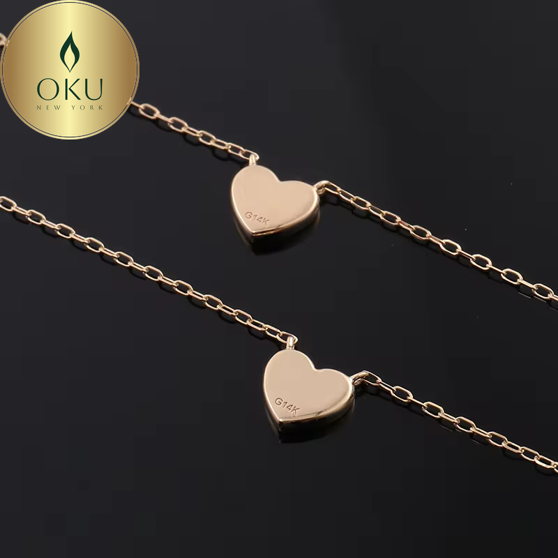 14K Gold Heart Pendant