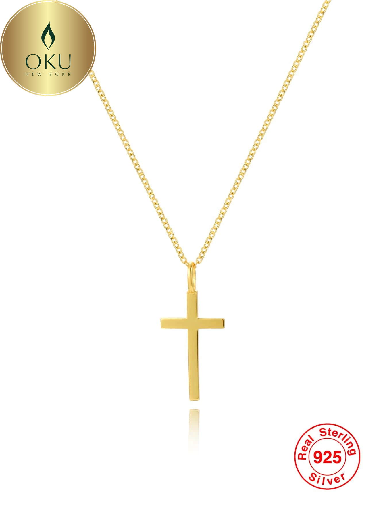 Gold Cross Pendant