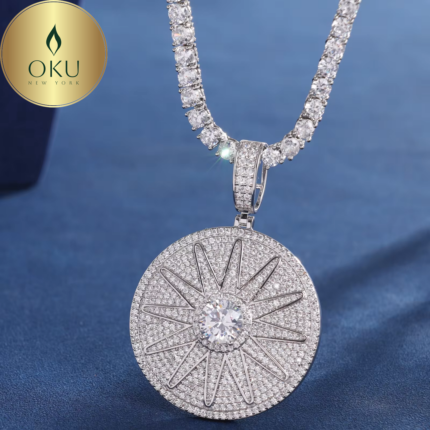 Coin Sun Pendant