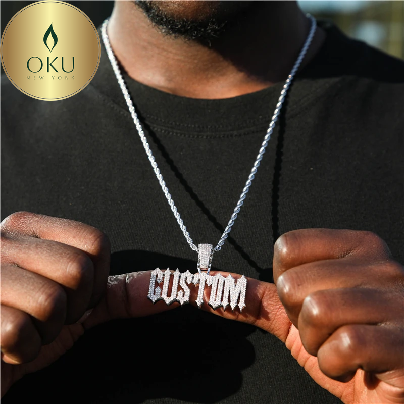 Ice Out Custom Named Pendant