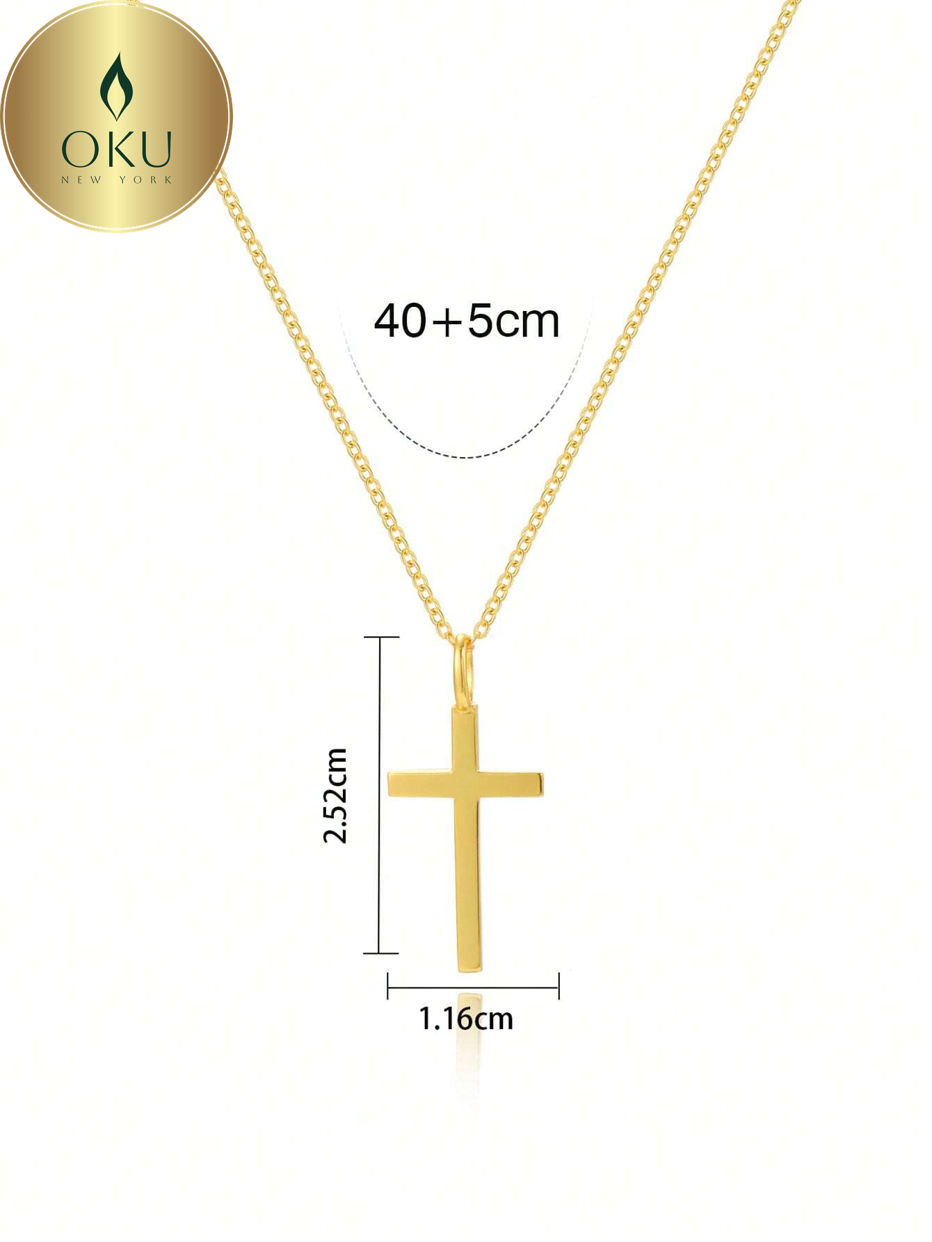 Gold Cross Pendant