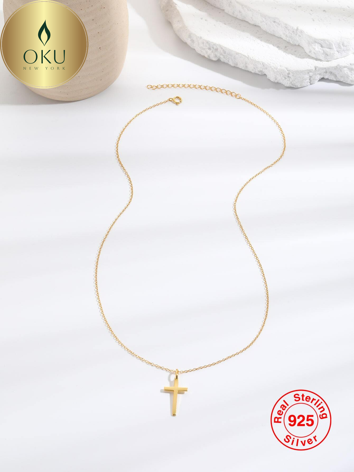 Gold Cross Pendant