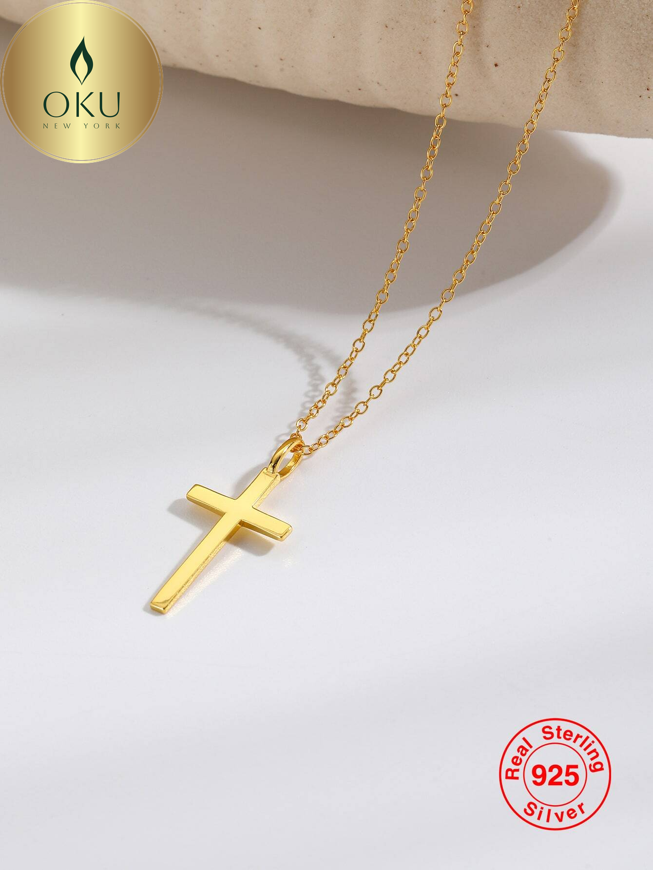 Gold Cross Pendant
