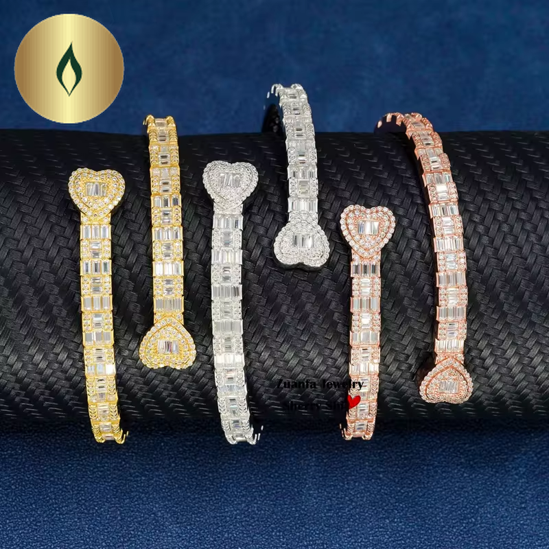 Iced Out Baguette Bracelet