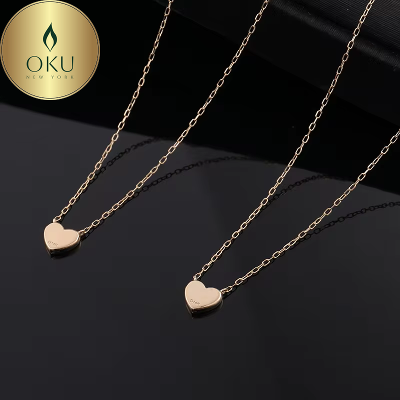 14K Gold Heart Pendant