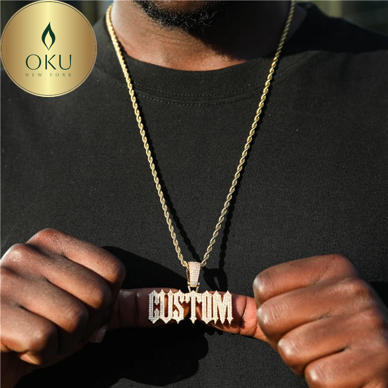 Ice Out Custom Named Pendant