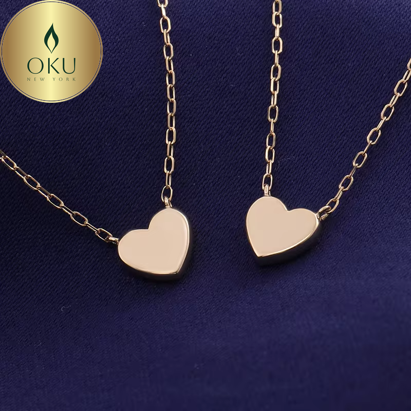 14K Gold Heart Pendant