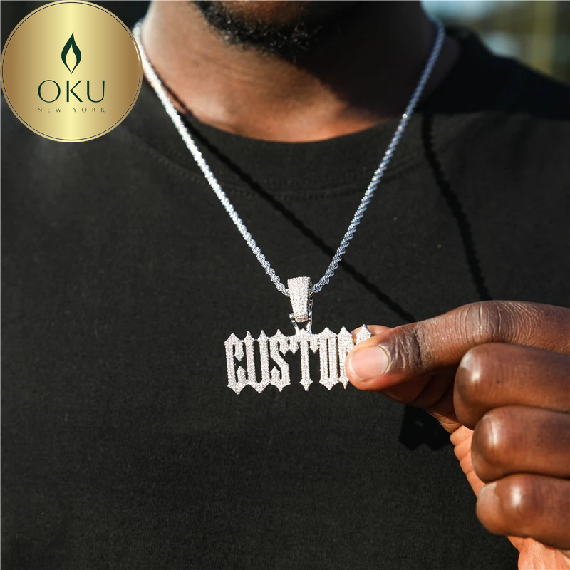 Ice Out Custom Named Pendant