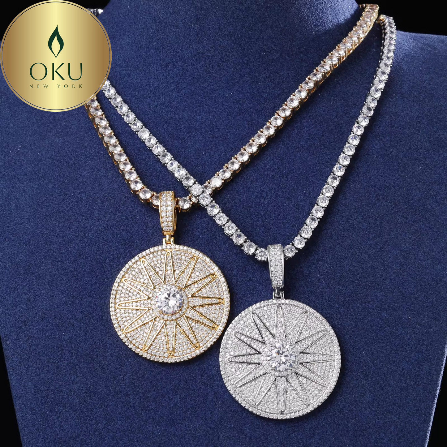 Coin Sun Pendant