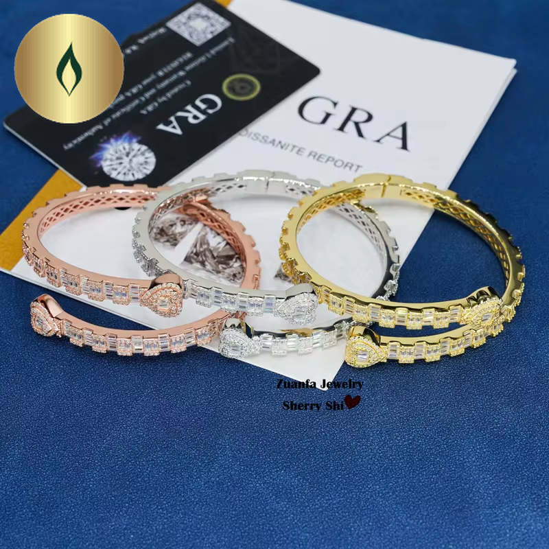 Iced Out Baguette Bracelet